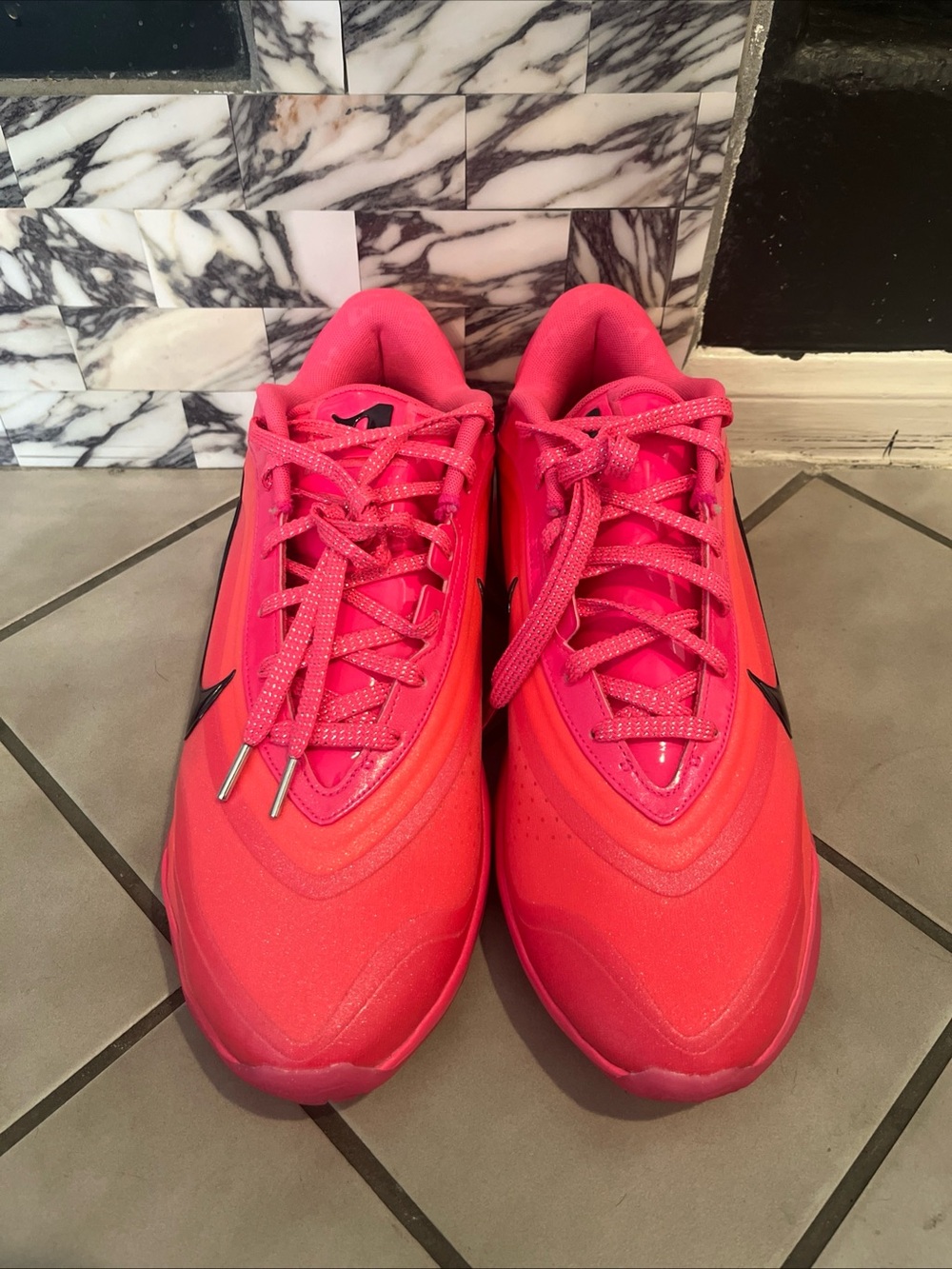 NEW Nike Womens A'One All Star Hyper Pink Basketball Shoes FZ8605-610 Sz 15.5